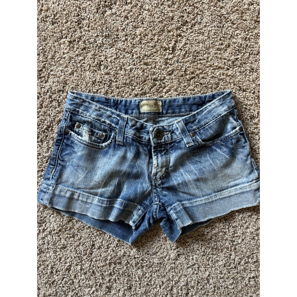BKE Denium Shorts Size 25 Shorty Shorts Vintage Style #10110 - Picture 1 of 5